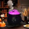 Halloween Witch Candy Pot Halloween Stirring Black Candy Bucket Stirring Stick Design Witch Candy Jar For Porch Front Door