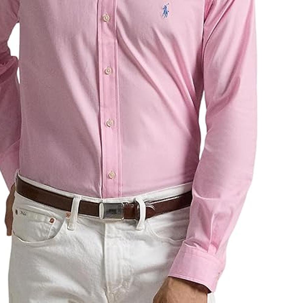 Polo Ralph Lauren Рубашка Мужская Розовая 710929350-002