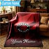 Custom Name Raptors basketball Logo Blanket Bedding Blanket for Women Men, Soft Throw Blankets for Couch,Bed, picnic, Christmas gifts