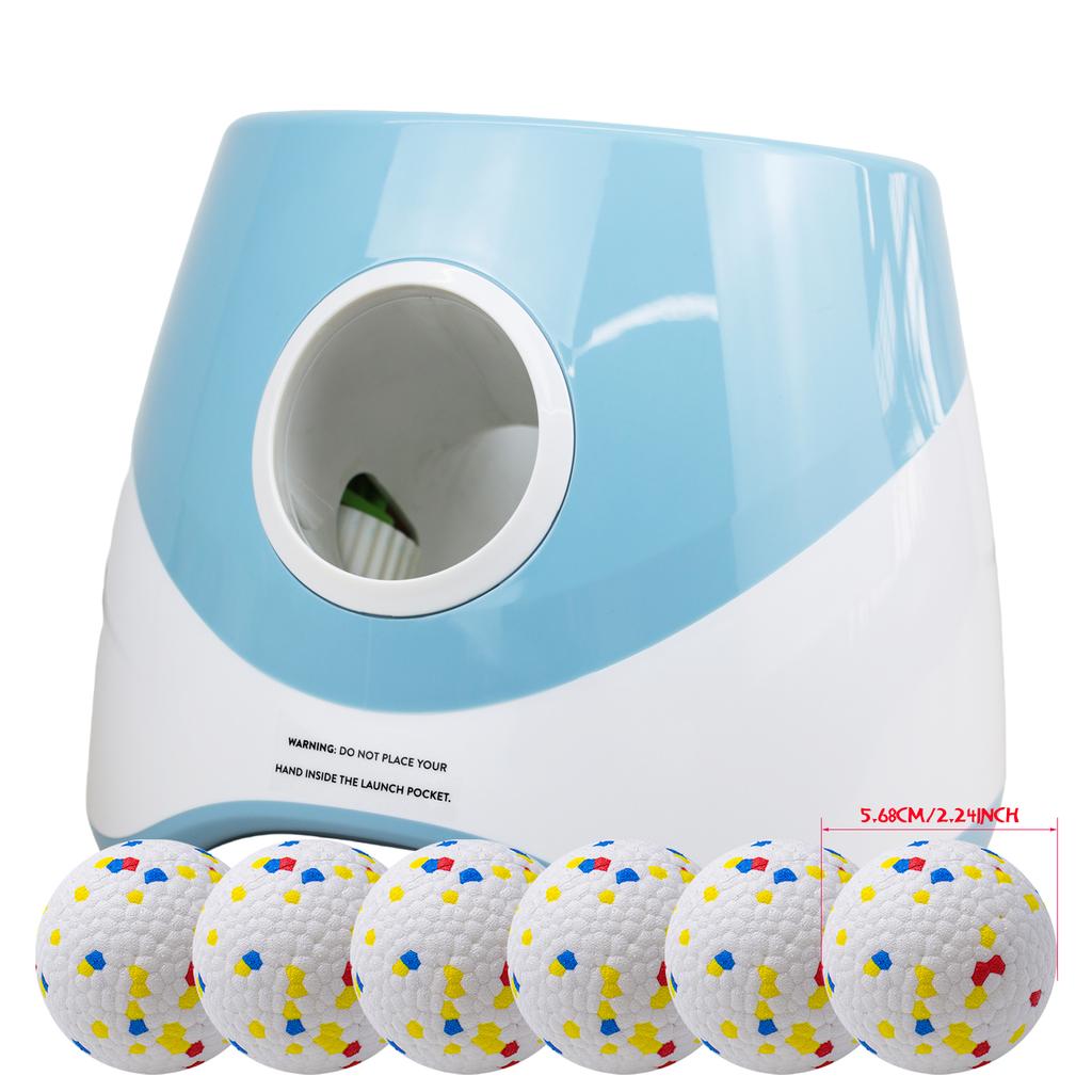 Пусковая установка для теннисных мячей для собак Собаки Гоняются Автоматические Игрушки Автоматическая Веселая Интерактивная Машина Веселая Интерактивная Катапульта Бросок Перезаряжаемая