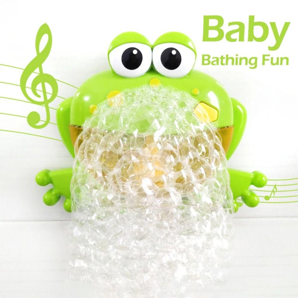 Plastics Frog Crab Bubble Machine Interactive Musical Bubble Maker  Hand-eye Coordination