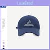 Letter Signal Black Embroidered Baseball Cap Sun Protection Breathable Hat Gift