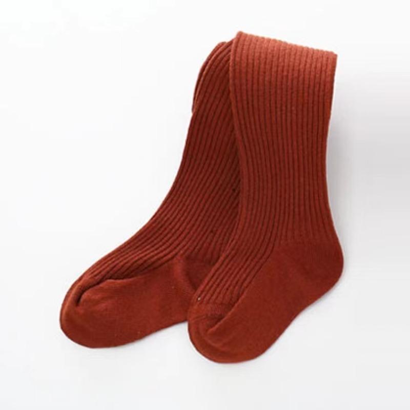 Детские колготки зима-осень однотонные мягкие хлопковые толстые теплые колготки для маленьких девочек плотные колготки для новорожденных мальчиков и девочек одежда