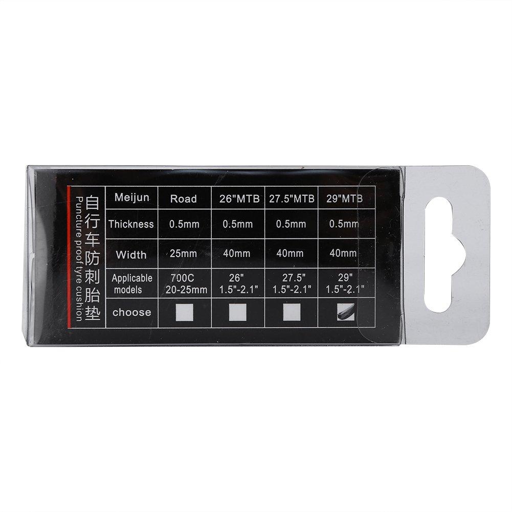 Набор из 2 велосипедных шин для предотвращения проколов, водонепроницаемый толстый шланг для защиты от проколов, 4 размера, изготовленный из полиуретана, легкий в установке вкладыш для защиты от проколов,