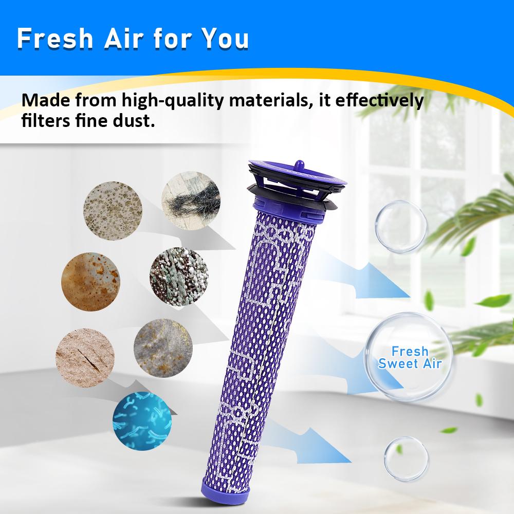 HEPA Filter Replacement For Dyson V6 DC58 DC59 DC61 DC62 DC74 Animal Absolute Cordless Vacuum Cleaner Post Pre Filter Parts