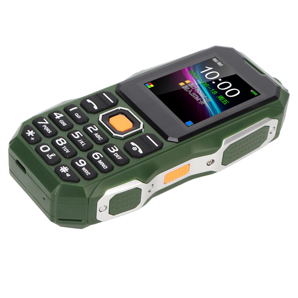 W2021 1.8 Inch Senior Cell Phone 5800mAh Mini Three Proof Mobile Phone with Large Horn for Elderly