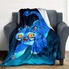 Blue Tiger Flannel Blanket Throw Blanket Soft Warm Sofa Bed Camping Home Decor Unique Christmas Gift C92637