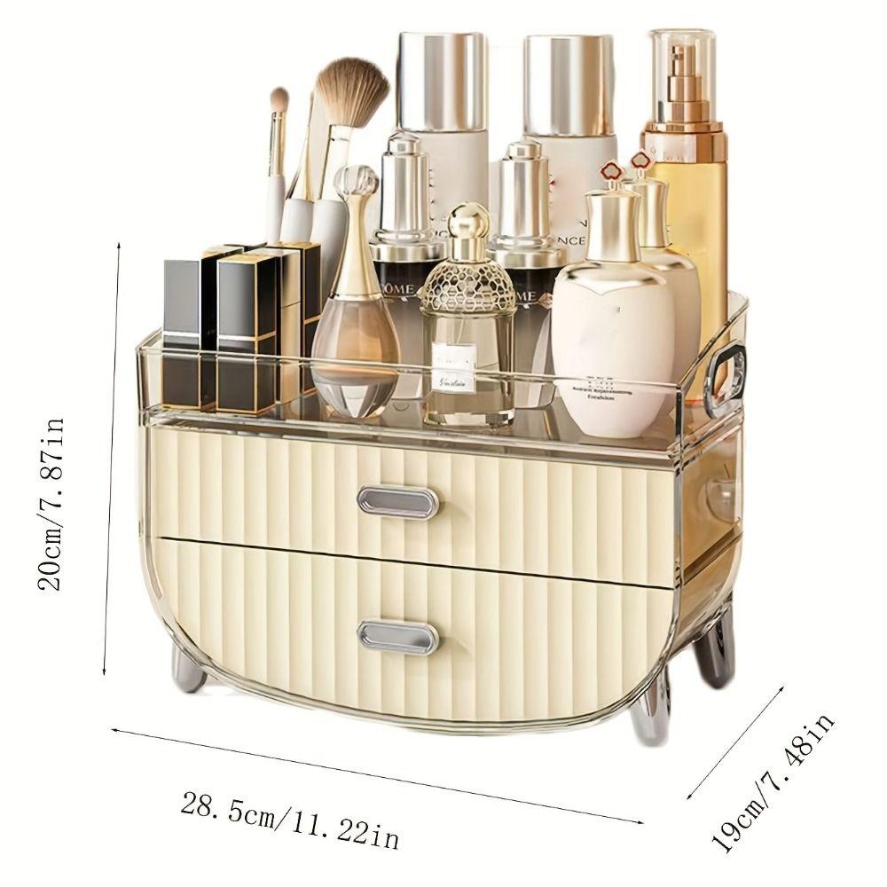 Waterproof Cosmetic Storage Box Transparent Lipstick Storage Rack New Makeup Organizer Bathroom