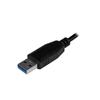 Концентратор USB 3.0 - StarTech - ST4300MINU3B - 4 порта - Встроенный кабель - Черный