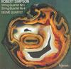 CD SIMPSON, R. - String Quartets Nos. 1 & 4  CDA66419 Hyperion 1990 UK Classical Used