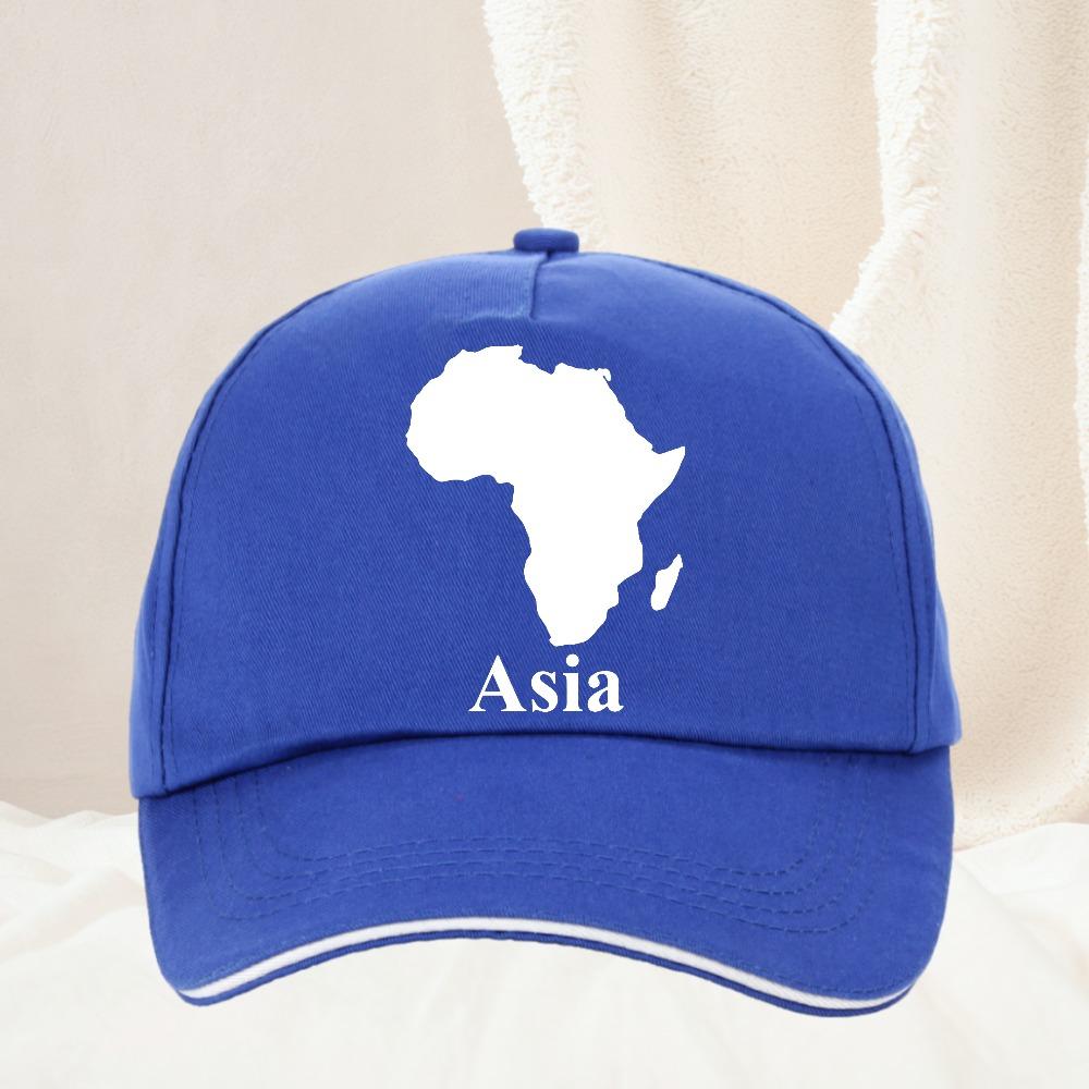 Unisex AFRICA ASIA HAT FUNNY PARODY MAP Women Cool Summer Adjustable Hat Baseball Cap Gift for Unisex