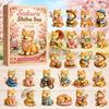 2026 Dog-Themed Christmas Advent Calendar Acrylic Blind Box Gift Kids Adults Decorative Hanging Ornament