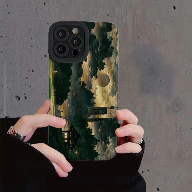 Ретро чехол для телефона с облаком для Iphone 14 Pro Max 13 Mini 11 12, противоударный бампер, задняя крышка для Iphone Xr Xs Max X 7 8 Plus Se2 6s 6