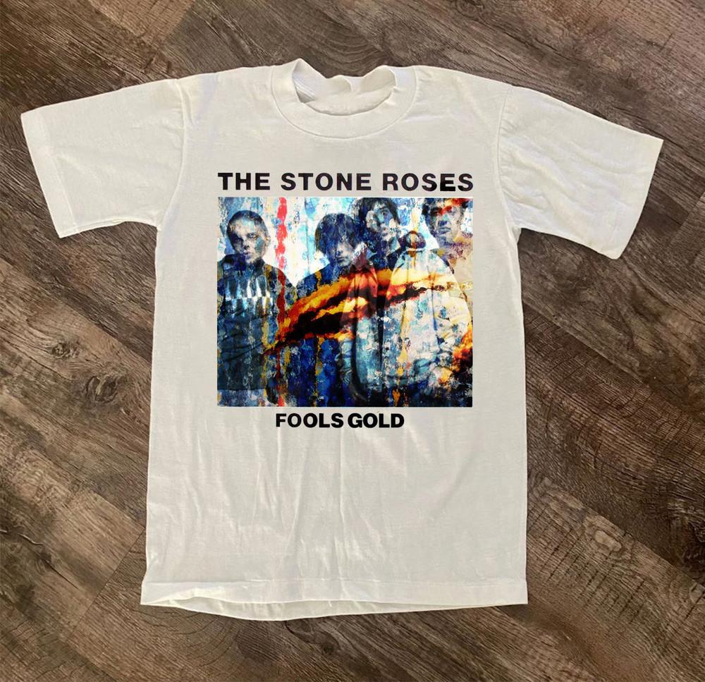 The Stone Roses Band Fools Gold Unisex T-Shirt Full Size GS228 Unisex T-Shirt