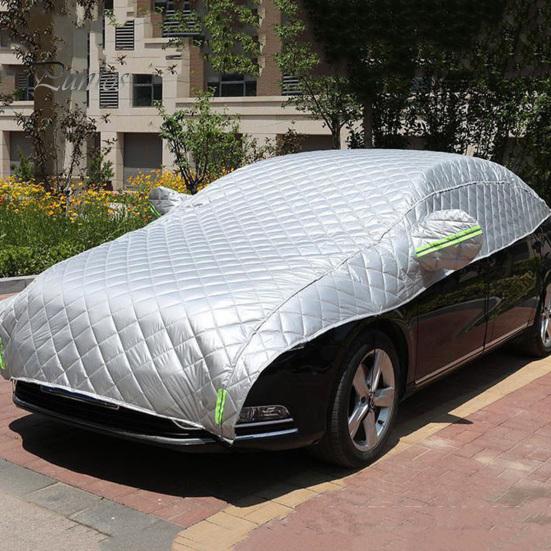 Автомобильный чехол от града, светоотражающий дизайн, износостойкий, устойчивый к царапинам, полное покрытие, универсальное, простая установка, одеяло от града, автомобильный чехол