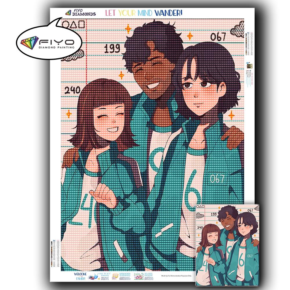5D алмазная живопись корейский сериал картина ручной работы подарок Алмазная вышивка мультфильм портрет рукоделие украшение дома