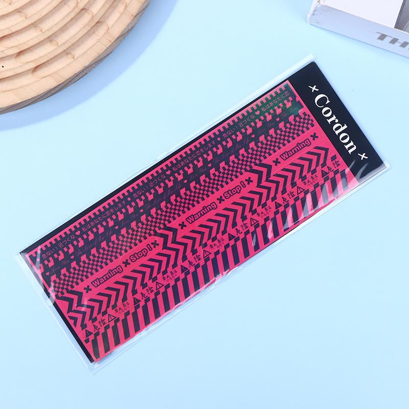 Лазерные Предупреждающие Наклейки Ins Наклейки Сделай Сам Украшение для Ежедневника Наклейка для Блокнота Дневника Скрапбукинга