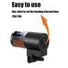 2025 Automatic Fish Feeder 100ml -Digital Programmable Aquarium Food Dispenser with Timer, IP66 Waterproof for Pond/Turtle Tanks