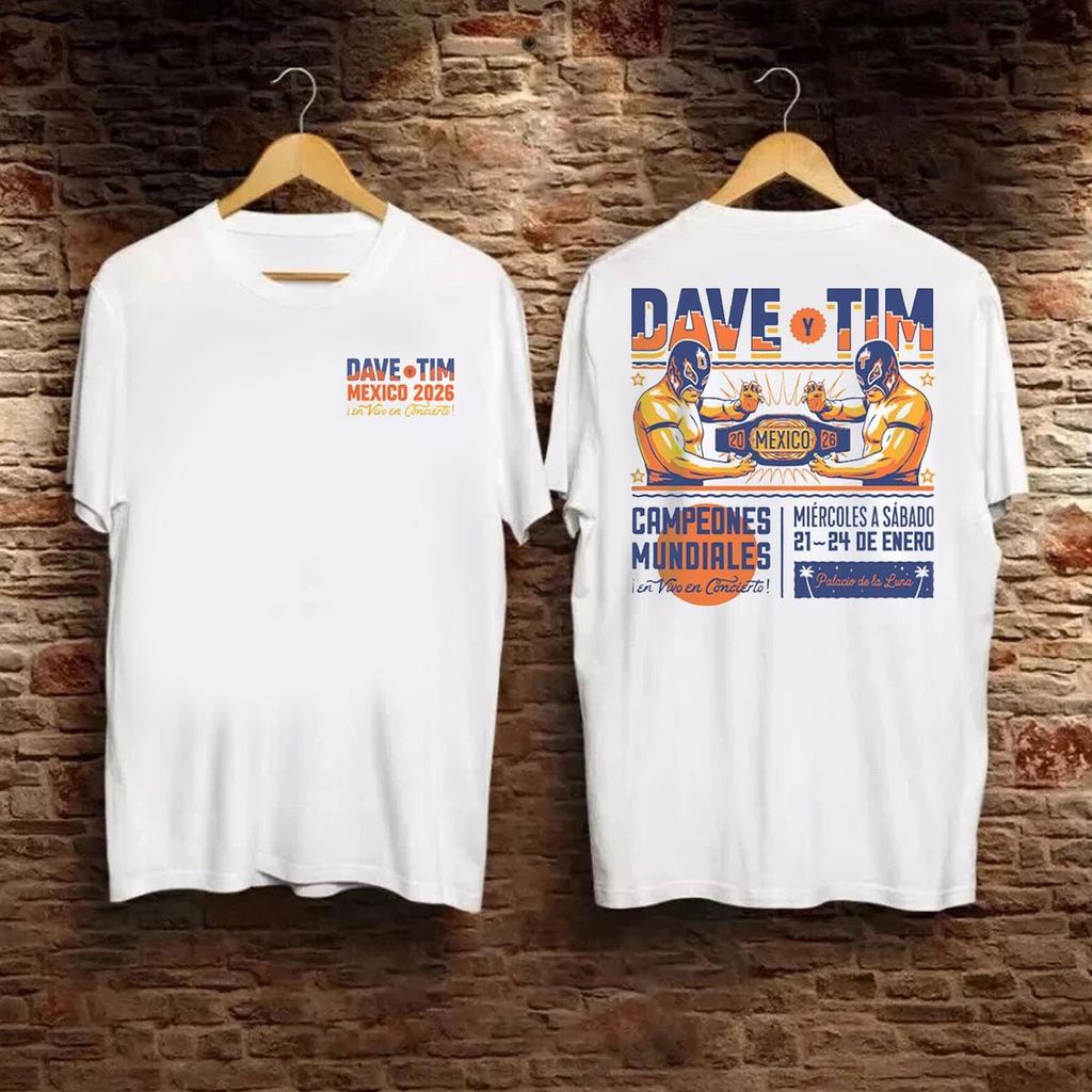 Dave Matthews Band And Tim Reynolds Riviera Maya Mexico 2026 Reprint Shirt