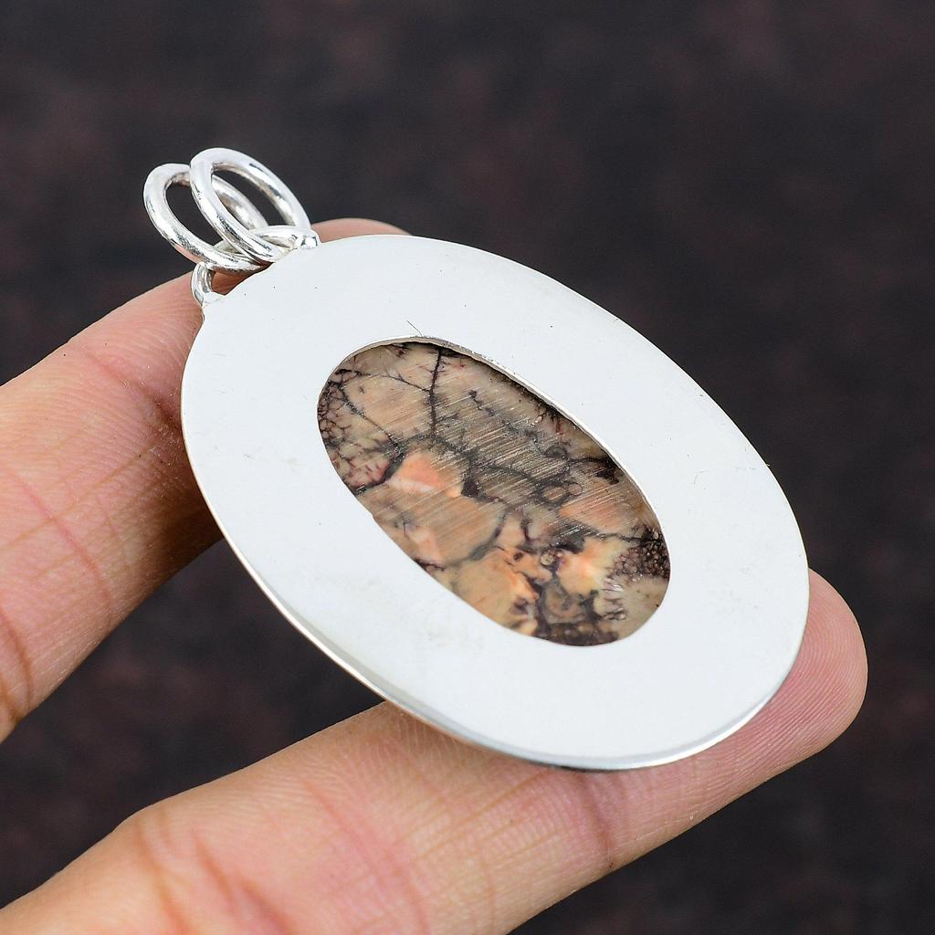 Подвеска из яшмы в виде птичьего глаза Ювелирные изделия из натуральных драгоценных камней Подвеска из стерлингового серебра 925 пробы Подвеска ручной работы Удивительный ювелирный подарок для мамы Дизайнерская подвеска