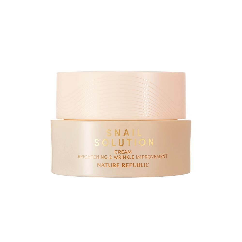NATURE REPUBLIC Snail Solution Скин-бустер 130 мл/Эмульсия 120 мл/Крем 52 мл