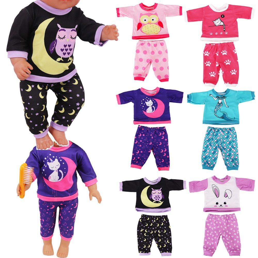 Dollhouse Accessories Playing House Suspender Pants Doll Clothes Slip Dress T-shirt Trousers