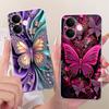 For Vivo V60 Lite 4G 5G Cute Flower Butterfly Cat Painted Case For Vivo V60 V60lite V2530 V2511 Soft Silicone TPU Phone Cases
