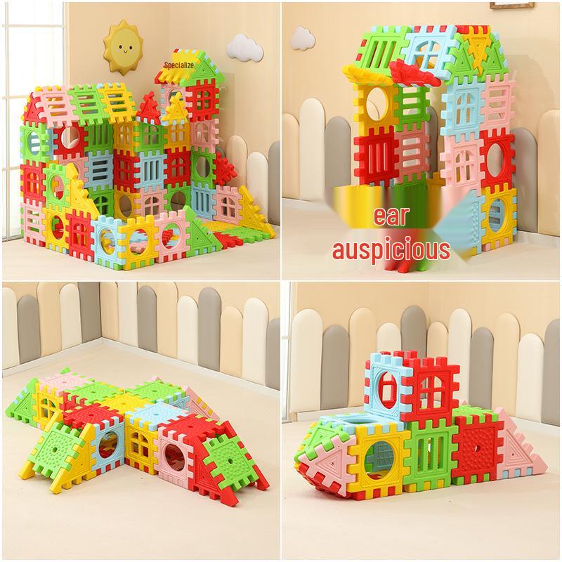 Happy Blocks: Extra Large Sensory Construction Set for Kids