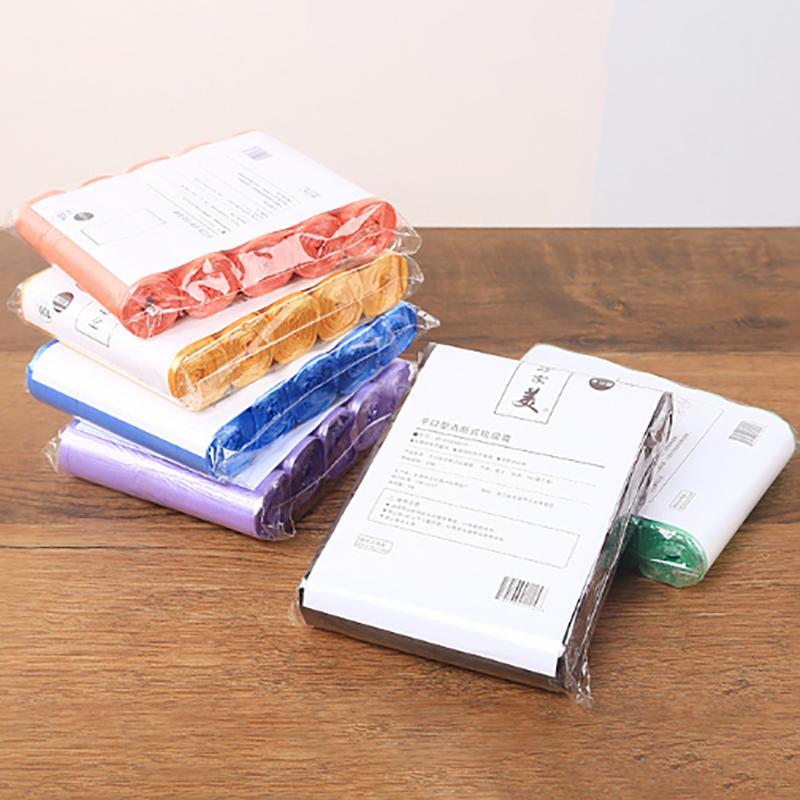 5 Rolls 1 Pack 100Pcs Household Disposable Trash Pouch Kitchen Storage Garbage Bags Cleaning Waste Bag Plastic Bag