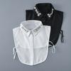 Glass Diamond Fake Collar Fashionable and Versatile Half Body Shirt Women's Fake Collar