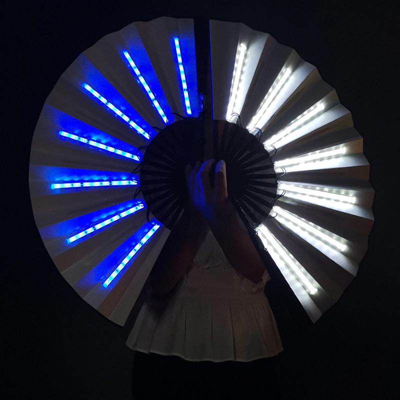 Вечеринка Светодиодный Вентилятор Светящийся Сценическое Выступление Шоу Светящийся Вентилятор Подарок на День Рождения