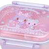 Sanrio (САНРИО) Ланч-бокс Sanrio для детей, 360 мл, антибактериальный, подходит для микроволновой печи, посудомоечной машины и сушилки, с наклейкой для имени, производство Япония