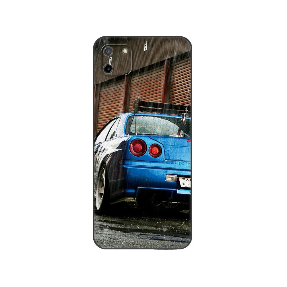 Черный чехол из ТПУ для OPPO Realme 8i C25 C25S C11 2020 2021 C20 C21 C21Y C25Y задняя крышка крутой дизайн спортивного автомобиля