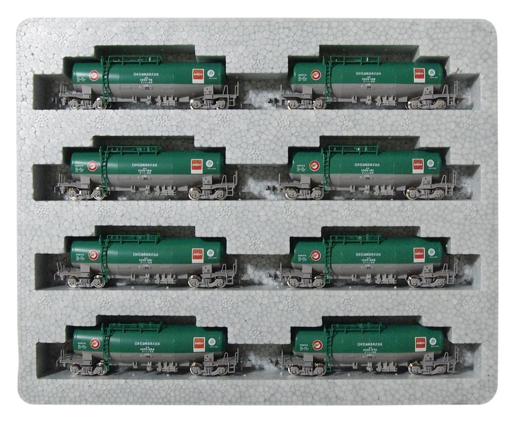 KATO N Gauge Taki 1000 Japan Oil Transportation Color ENEOS Eco Rail Mark B Set Railway Model Freight Car 8-Car 10-1167