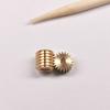 5Sets Modulus 0.2 12T 15T  Worm Gear Brass Mini 90 degree Reducing Transmission Gear for RC DIY Model Car Shaft Pinion Connector