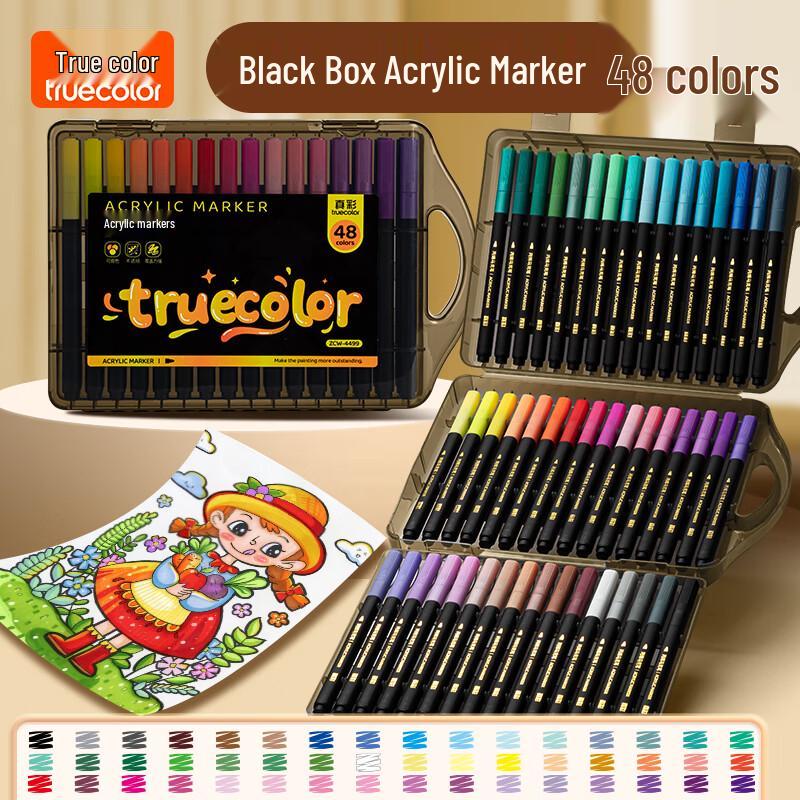Набор смываемых акриловых маркеров TrueColor