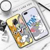Мягкий чехол JT47 Cat Tom and Mouse Jerry для OPPO Reno 8 6 5 4 Pro Plus Find X3 A17 A3 A31 A38 A40 A53 A54 A55 A74 A76 A78 A77 A80 A94 A95 A96 Lite