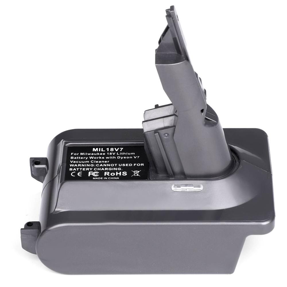 Адаптер-преобразователь батареи для литий-ионной батареи Milwaukee M18 для Dyson V7