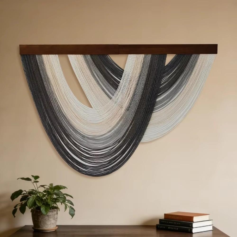 Handmade Tassel Curtain Tapestry Bohemian Hanging Decoration For Living Room Bedroom