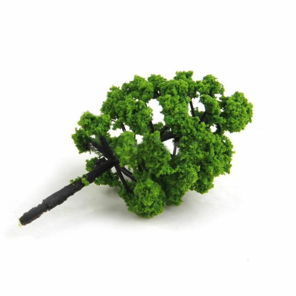 Scenery Model Trees Plastic Wargame 20PCS 7cm/2.76\'\' Artificial Building Green Handmade Model Scenery DIY Diorama