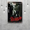 Группа The Clash Винтажная жестяная табличка Декор для дома Настенный декор Искусство Настенный плакат Украшение комнаты Декор Ретро Металлическая табличка Постеры для бара