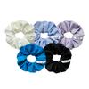 Aube Nuit L Line Luminous Blue Hair Scrunchie M