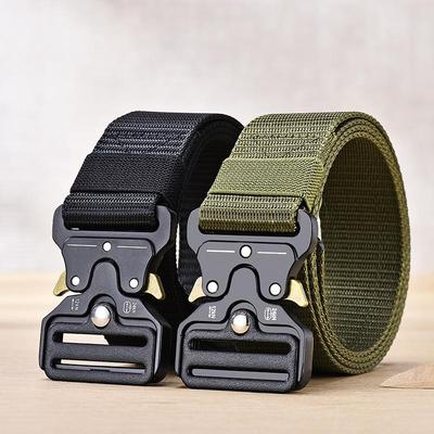 Трансграничный тактический холщовый ремень Cobra: Мужская военная тренировочная и рабочая одежда