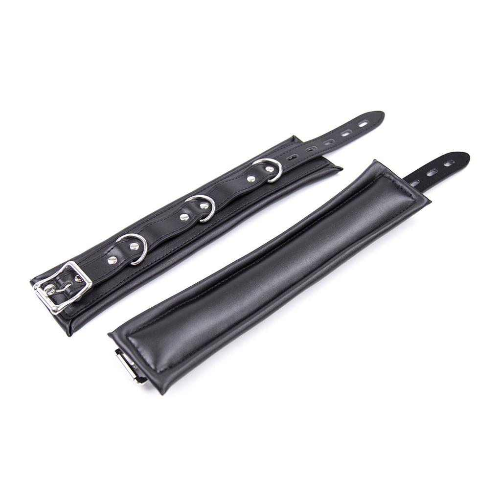 Soft Sponge Adult Handcuffs Ankle Cuffs Bondage With Chain Collar Restraints Adult Toys For Couple Adult Games Bdsm Bondage Set