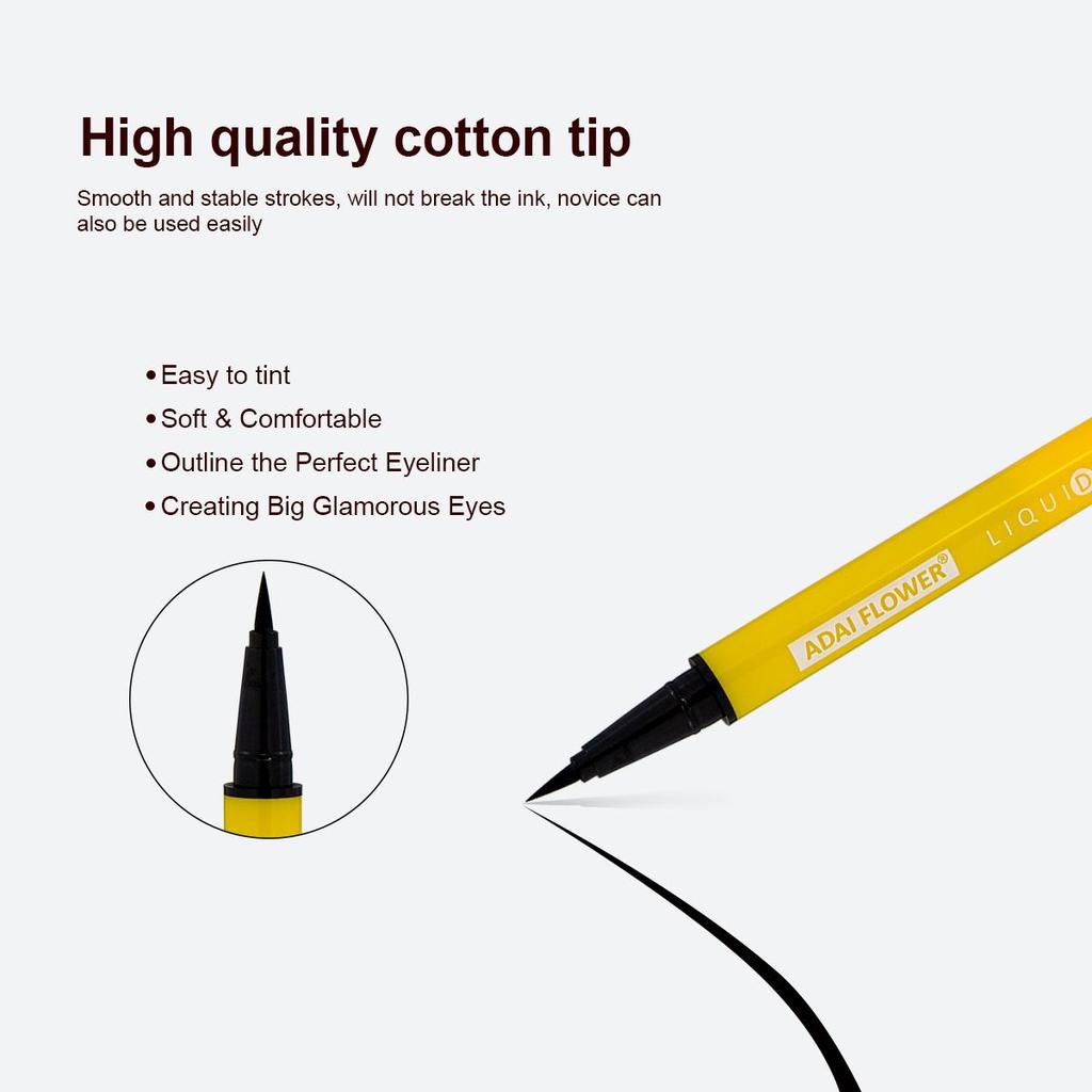 Waterproof Eyeliner Smudge-proof, transfer-proof, long-lasting color Buy 2 get 1 free Orange-yellow