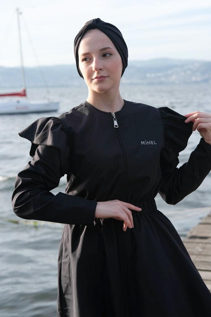 Женский Мусульманский Скромный Исламский Полный Чехол Буркини Пляжный Купальный Костюм Купальники Хиджаб Пляжная Одежда Купальник 