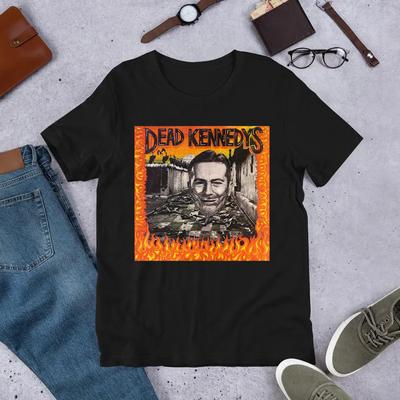 Уникальная футболка унисекс с дизайном группы Dead Kennedys, размеры от S до 4XL, черная SA481