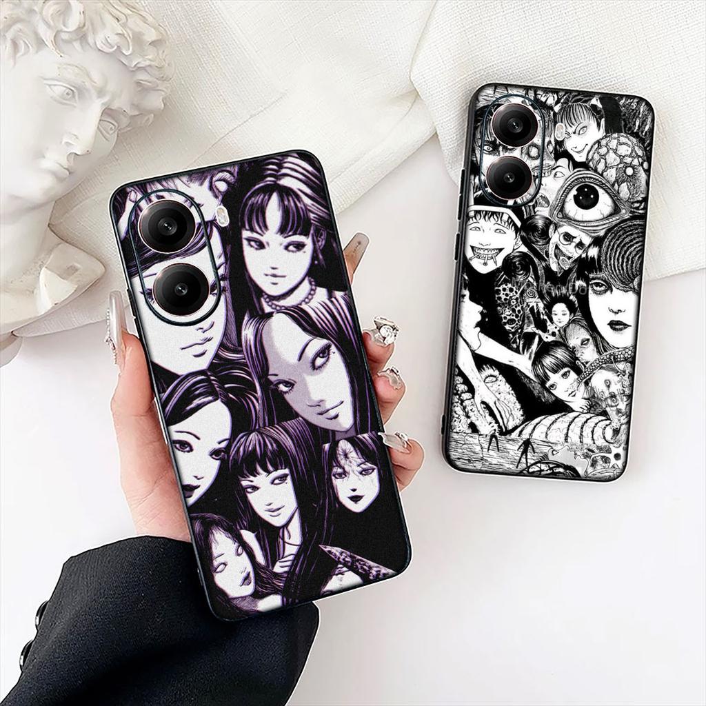 Tomie Junji Ito Collection Phone Cover for Samsung Galaxy S25 Edge S24 S23 FE Plus Ultra A16 A15 A55 A57 5G Protective Case