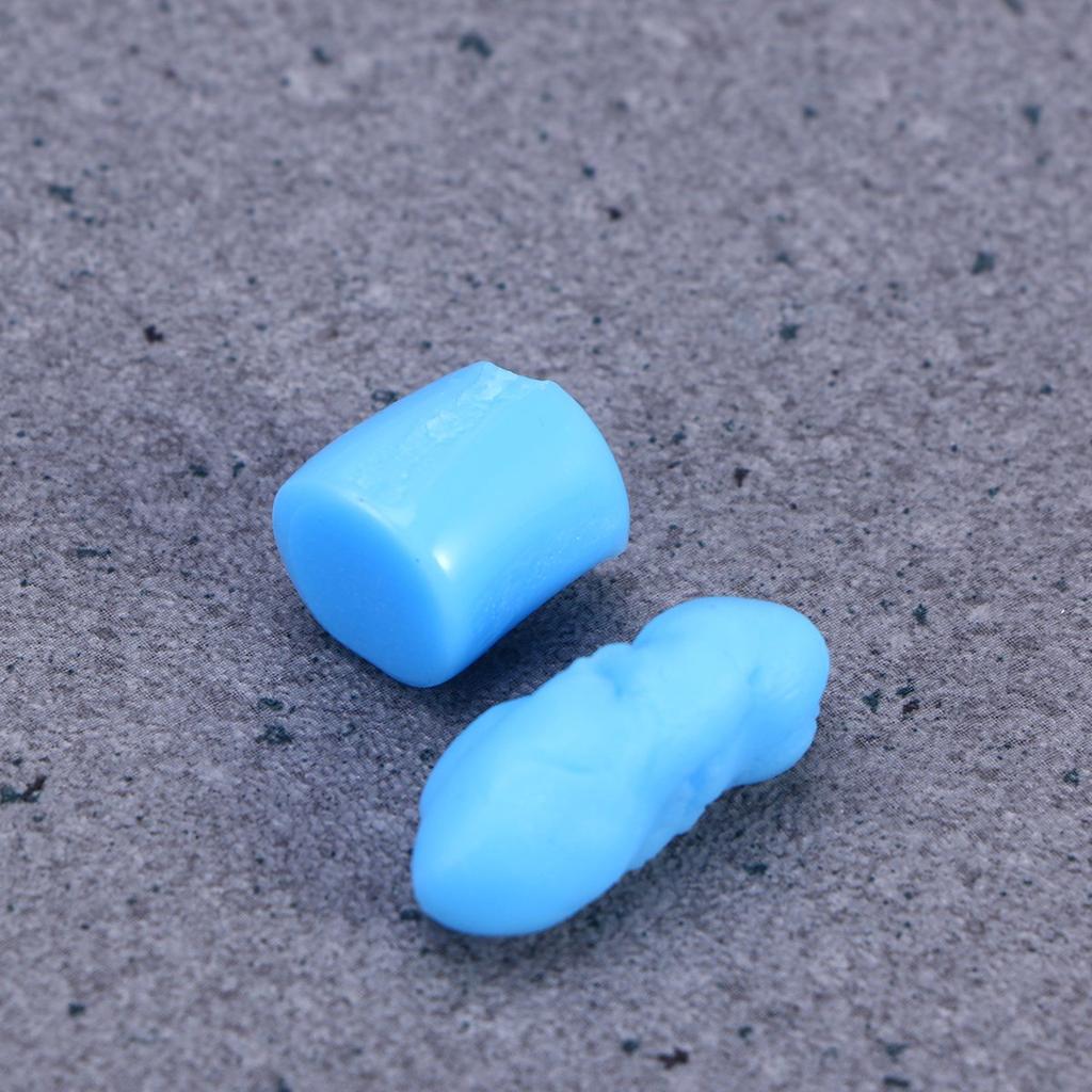 FRCOLOR Silicone Ear Sleep Ear Noise 3 Case Included Earplugs, Swimwear, Plugs, Soft, Soundproof, Sound, Protection, Reduction, Pairs, (Blue)
