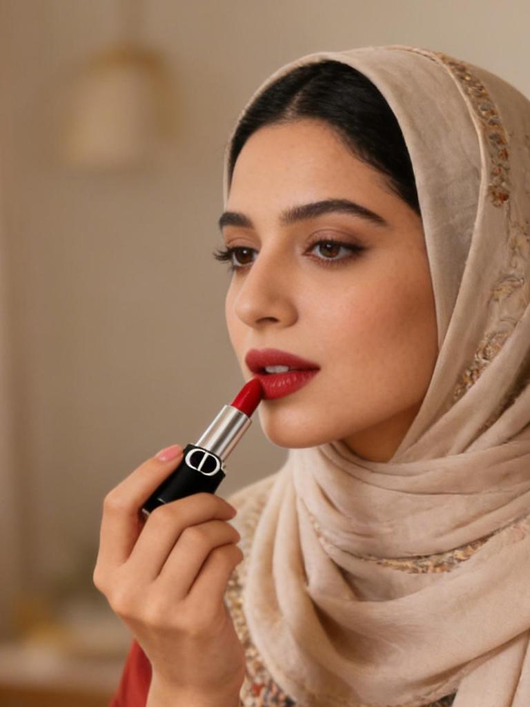 Dior Помада Rouge Dior 720 1,5 г Мини | Сатиновый финиш Мягкий бобово-коричневый | Идеально для повседневного макияжа и свиданий